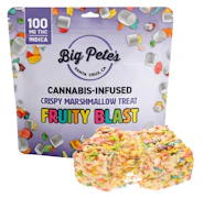 BIG PETE'S: Fruity Blast 100mg Crispy Marshmallow Treat (I)