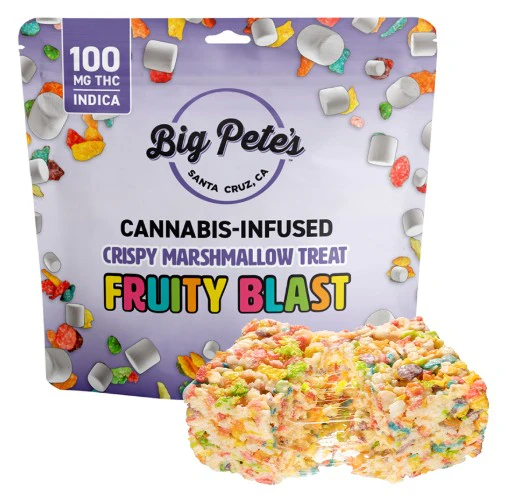 Big Pete's Treats - BIG PETE'S: Fruity Blast 100mg Crispy Marshmallow Treat (I) Main Image
