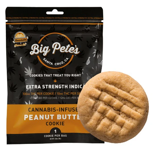 Big Pete's Treats - BIG PETE'S: Peanut Butter Extra Strength 100mg Peanut Butter Cookie (I) Main Image