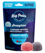 BIG PETE'S: Sleepytime Cherries & Berries 2:1 (THC:CBN) Gummies - 100mg THC : 50mg CBN (I)