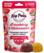 BIG PETE'S: Strawberry & Watermelon Live Rosin Gummies 10pk/100mg (I)