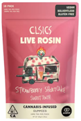 CLSICS: Sweet Tooth Strawberry Shortcake Live Rosin Gummies 10-Piece/100mg (I/H)
