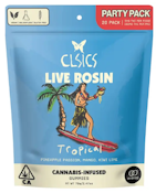 CLSICS: Tropical Live Rosin Gummies Party Pack 20-Piece/100mg (H)