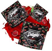 DELIGHTS GUMMIES: Cherry Liquid Diamond Infused Gummies (I)