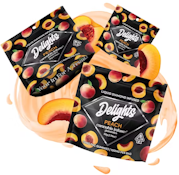 DELIGHTS GUMMIES: Peach Liquid Diamond Infused Gummies (H)