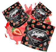 DELIGHTS GUMMIES: Strawberry Liquid Diamond Infused Gummies (S)