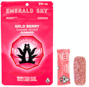 EMERALD SKY: Wild Berry Gummies 10-Piece/100mg (I)
