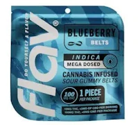 FLAV: Blueberry Live Resin Mega Belt 100mg (I)
