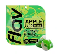 FLAV: Green Apple Live Resin Gummy Rings 100mg (H)
