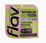 FLAV: Watermelon Live Resin Mega Rings 100mg (S)