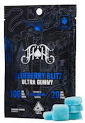 HEAVY HITTERS: Blueberry Blitz Ultra Potent Gummies 100mg (S)