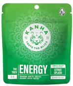 KANHA: Energy Citrus Splash 1:1 (THCv:THC) Gummies 100mg/10-Piece (S)
