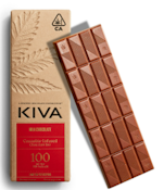 KIVA: Milk Chocolate Bar Edible 20-Piece/100mg (H)