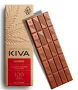 KIVA: Milk Chocolate Bar Edible 20-Piece/100mg (H)