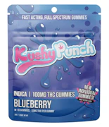 KUSHY PUNCH: Blueberry - 100mg Gummy (I)