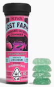 KIVA: Lost Farms Raspberry "Wedding Cake" Live Resin Gummies 10-Piece/100mg (I)