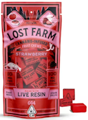 KIVA: Lost Farms Chews Strawberry "GG4" 10-Piece/100mg (H)