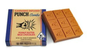 PUNCH: Peanut Butter Milk Chocolate 100mg PunchBar (H)