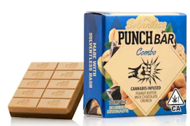 PUNCH: Peanut Butter Milk Chocolate Crunch 100mg PunchBar (H)