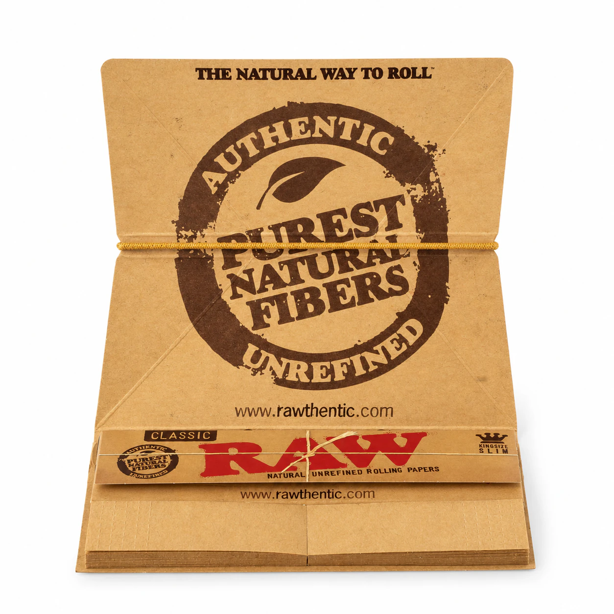 RAW - Raw | Classic | King Size Slim | Artesano | Tray-Papers-Tips | 32 Leaves+Tips Main Image