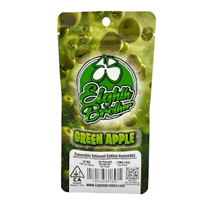 EIGHTH BROTHER - Eighth Brother - Green Apple Gummies 10 pack - 100 mg