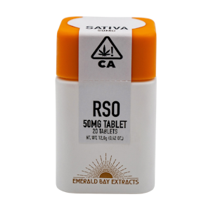 Emerald Bay Extracts - Key Lime (S) | 50mg 20pk RSO Full Spectrum Tablets | Emerald Bay Exctracts