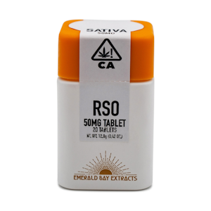 Emerald Bay Extracts - Key Lime Jack (S) | 50mg RSO Tablets | Emerald Bay