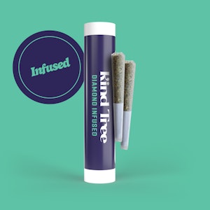 KIND TREE - Pre-Rolls | Diamond Infused | Kind Tree | White Iverson | 2pk/1g