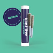 Pre-Rolls | Kind Tree | Diamond Infused | Dirty Taxi | 2pk | 1g