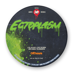 OFF HOURS - OFFHOURS - GMO SODA - "ECTOPLASM" LIVE ROSIN GUMMIES - 100mg