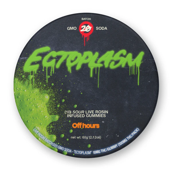 Off Hours - OFFHOURS - GMO SODA - "ECTOPLASM" LIVE ROSIN GUMMIES - 100mg Main Image