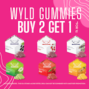 BUY 2 GET 1 ON ALL WYLD EDIBLES