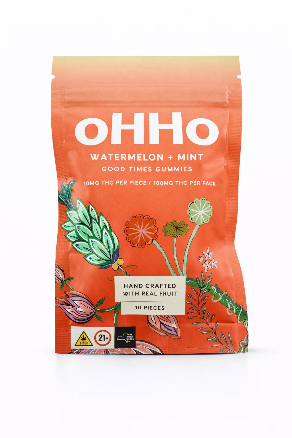 oHHo - oHHo | Watermelon+Mint | Good Times Gummies | 10 pk Main Image