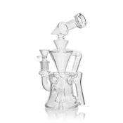 Clear Glass Water Pipe 8.4 Inch
