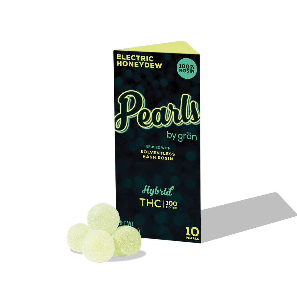 GRON - Gron | Edibles | Live Rosin Pearls - Electric Honeydew | 100mg Main Image