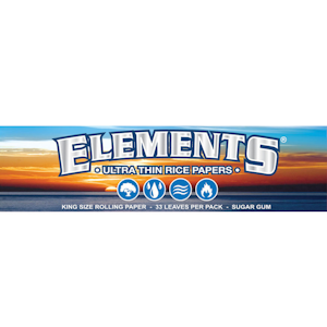 ELEMENTS - ELEMENTS | KING SIZE SLIM PAPERS | ACCESSORIES