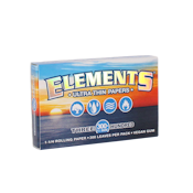 1 1/4 (300ct) Slim Ultra Thin Rice Rolling Paper - Elements