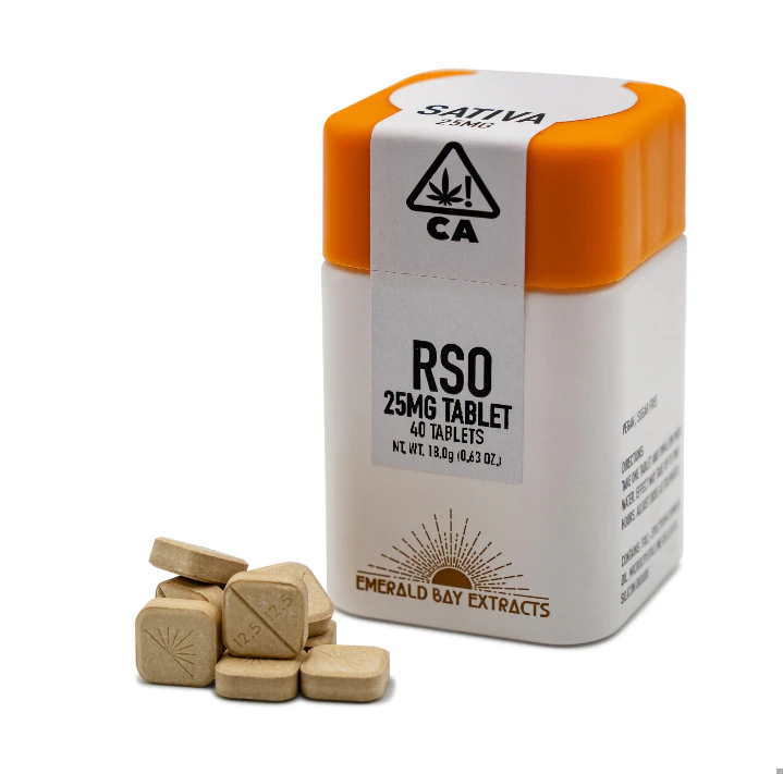 Emerald Bay Extracts - EMERALD BAY EXTRACTS - Capsules - Sour Tangie - RSO - 25MG - 40PK - 1000MG Main Image