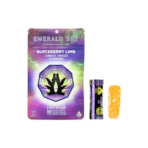 Emerald Sky - EMERALD SKY | BLACKBERRY LIME LIVE RESIN - 10PK | EDIBLE | 100MG