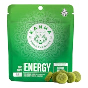 Citrus Splash ENERGY Gummies - 1:1 THC:THCV - 10pcs - 200mg [Kanha]