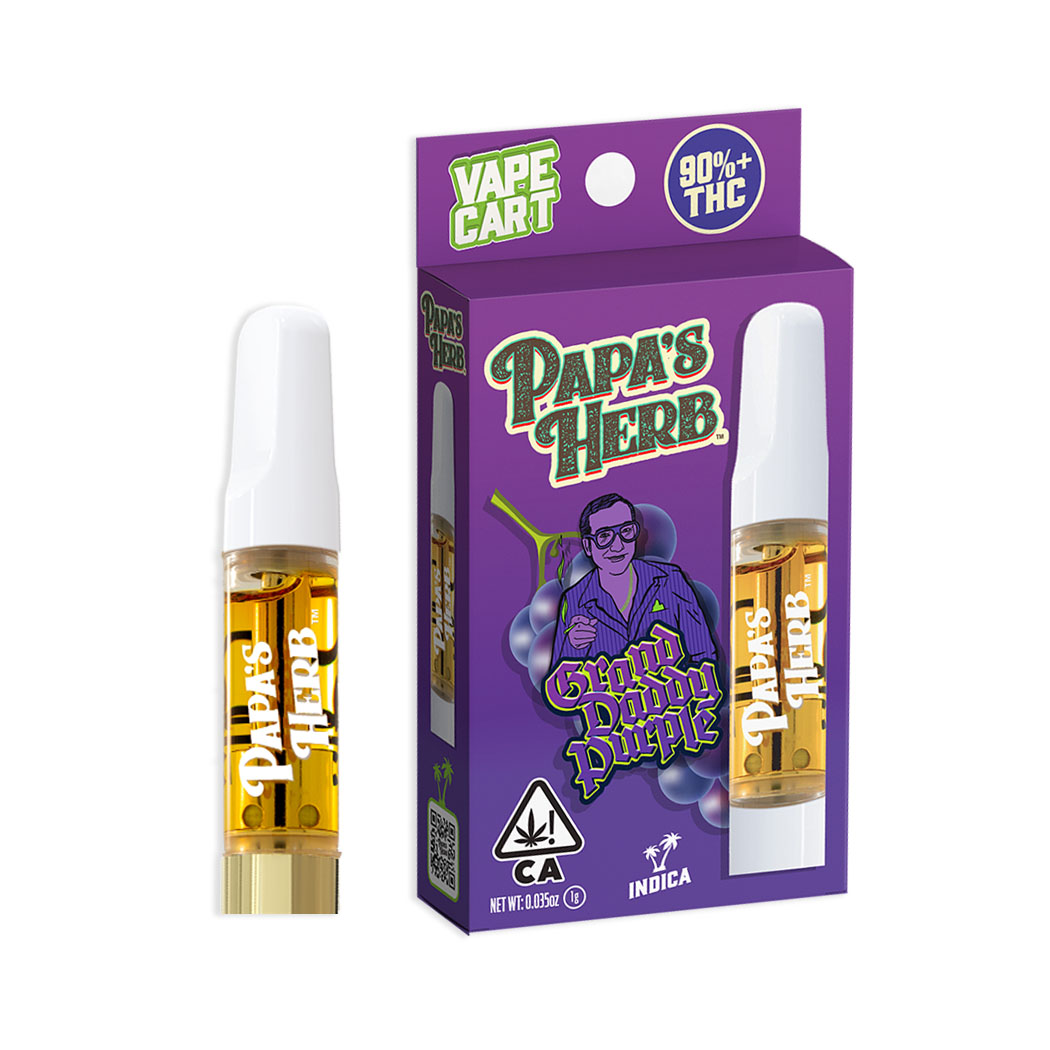 Papa's Herb - 1g Cart - Grand Daddy Purp - Atwater | Cal