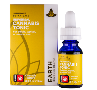 LUMINOUS BOTANICALS - Luminous Botanicals Earth Blend Tincture 0.5oz 375mg