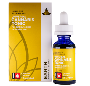 LUMINOUS BOTANICALS - Luminous Botanicals Earth Blend Tincture 1oz 750mg