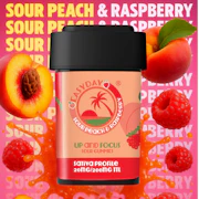 Easy Day 20mg Up & Focus Sour Peach Raspberry 10 Pack 200MG total