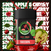 Easy Day Sour Apple Cherry 15MG Indica Rest and Relax Gummy 10 Pack 150MG total