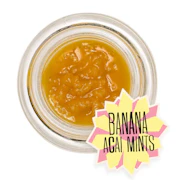 1G Banana Acai Mints Cured Badder Jar By District Cannabis