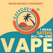 Blood Orange & Raspberry 1 Gram DISPOSABLE Sativa Vape By Easy Day