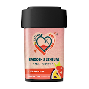 Easy Day - Easy Day 25 mg Smooth and Sensual Passionfruit Strawberry 10 ct 250 mg total