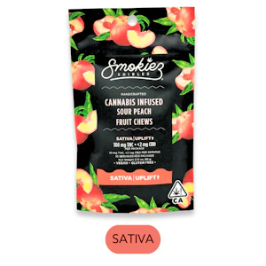 SMOKIEZ - Smokiez - Uplift - Sour - Peach - Gummies - 10pc - 100mg