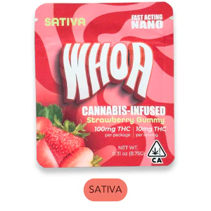 Whoa - Whoa - Strawberry - Gummies - 10pk - 100mg